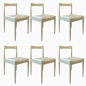 Dining Chairs by Oswald Vermaarcke for V-Form, Belgium, 1960s, Set of 6