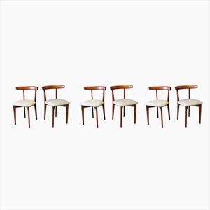 Danish Cherrywood Chair from Haslev Møbelsnedkeri, 1970s, Set of 6