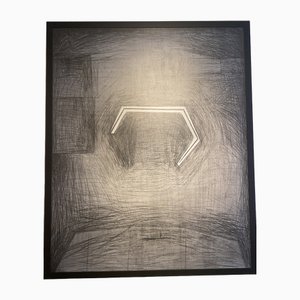 Pedro Calapez, Composition, 1988, Graphite on Acrylic Prepared Wood,