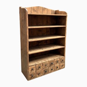 Etagère d'Atelier en Sapin, Milieu du XXe Siècle