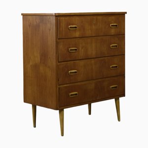 Skandinavische Kommode aus Teak, 1960er