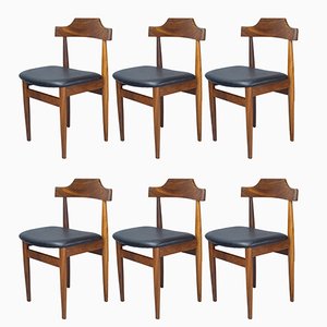 Dining Chairs by Hans Olsen for Frem Røjle, 1960s, Set of 6