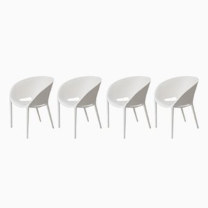 Soft Egg Garden Chairs attributed to Philippe Starck for Driade, 2000s, Set of 4