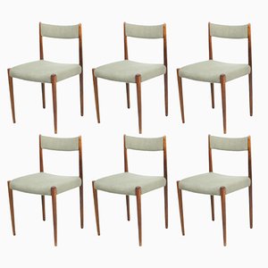 Palisander Stühle von Lübke, 1960er, 6er Set