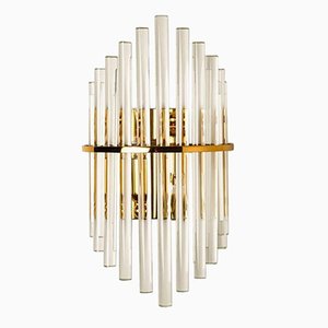 Applique da parete in vetro di Sciolari per Lightolier