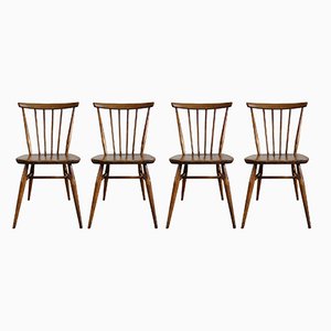 Bow Top Living Room Chairs by Lucian Ercolani for Ercol, 1960s, Set of 4