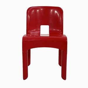 Roter Modell 4867 Universale Stuhl von Joe Colombo für Kartell, 1970er