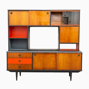 French Living Room Cabinet with Bar, 1960s