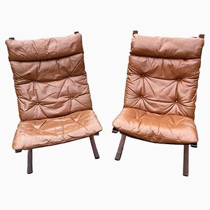 Siesta Lounge Chairs by Ingmar Relling, 1960s, Set of 2