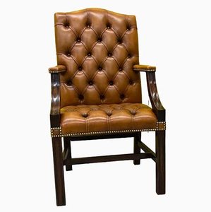 Handcrafted Chesterfield Gainsborough Armchair, 1980s