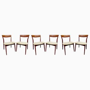 Vintage Dining Chairs by R. Boregaard for Viborg Stolefabrik, 1960s, Set of 6