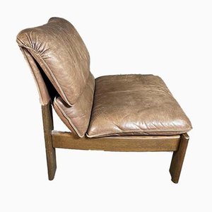 Vintage Leather Lounge Chair from Musterring