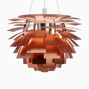 Mini Lampe PH Artichoke en Cuivre et Rose par Poul Henningsen pour Louis Poulsen, 2018