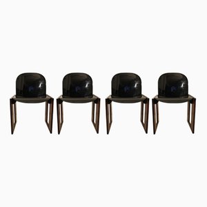 Mid-Century Dialogo Chair by Tobia Scarpa for B&b Italia, 1970s, Set of 4