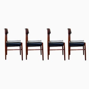 Rosewood Chairs, Denmark, 1960, Set of 4