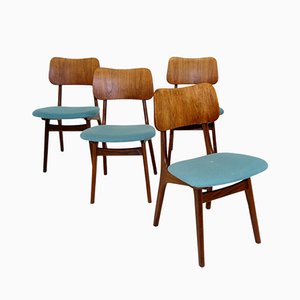 Teak Esszimmerstühle von Boltart Stole Fabrik, Denmark, 1960, 4er Set