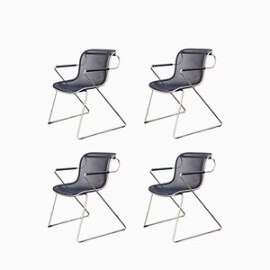 Penelope Chairs by Charles Pollock for Castelli, 1982, Set of 4