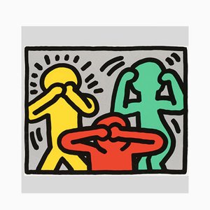 Keith Haring, Pop Shop III: One Plate, 1980s, Lithograph