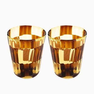 Cocktail Set in Murano Glass by Mariana Iskra for Ribes the Art of Glass, Set of 2