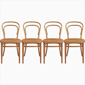 No. 214 Chairs by Michael Thonet for Thonet, 2000, Set of 4