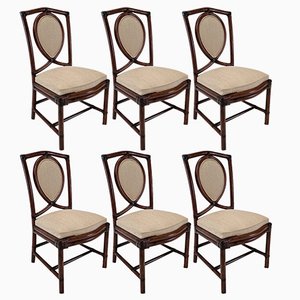 Bamboo Dining Chairs from Gasparucci, Italy, 1970s, Set of 6