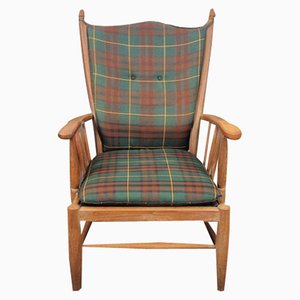Skandinavischer Vintage Sessel mit hoher Rückenlehne, 1960er