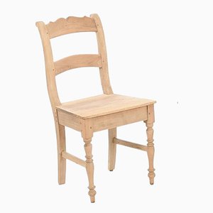 Vintage Oak Raw Wood Chair