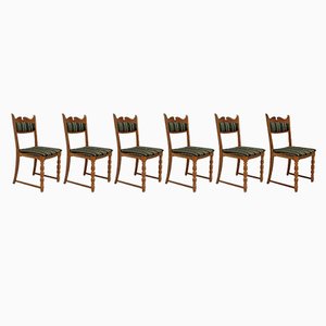 Danish Chairs in Oak, 1960s, Set of 6