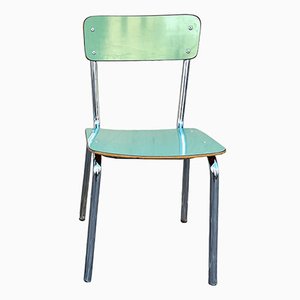Children's Chair in Green Formica, 1960s