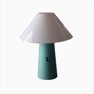 Postmodern Turquoise Wall Lamp from Arlus, 1980s