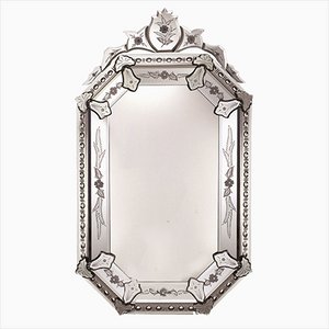 19th Century French Style Brighella Murano Glass Mirror from Fratelli Tosi