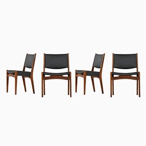 Chaises de Salon par Hans Wegner pour Johannes Hansen, Danemark, Set de 4