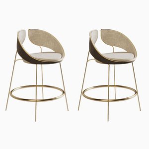 Set of Hyoku Bar Stools by Alma De Luce