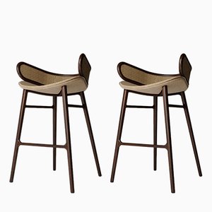 Tabourets de Bar Mudhif par Alma De Luce, Set de 2