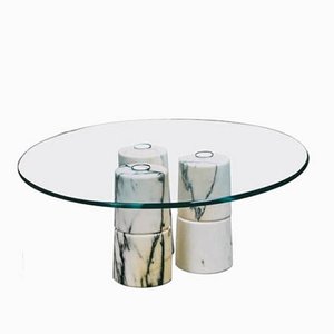 Low Coffee Table in Marble by Samuele Brianza