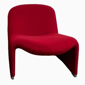 Red Alky Lounge Chair by Giancarlo Piretti for Artifort, 1960s