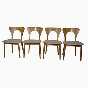 Mid-Century Peter Dining Chairs by Niels Koefoed for Koefoed Hornslet, 1970s, Set of 4