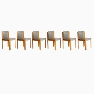 Model 300 Dining Chairs by Joe Colombo for Pozzi, Set of 6