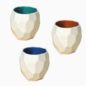 Poligon Espresso Cups by Sander Lorier for Studio Lorier, Set of 3