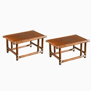 Wooden Tables fom McGuire, 1970, Set of 2