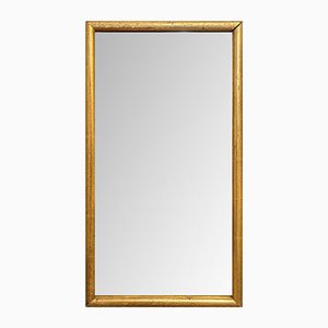 Specchio con cornice dorata