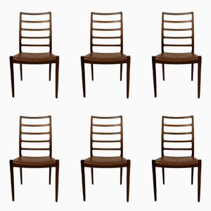 Rosewood Chairs by Niels Otto Møller for J.L. Møllers, 1960s, Set of 6