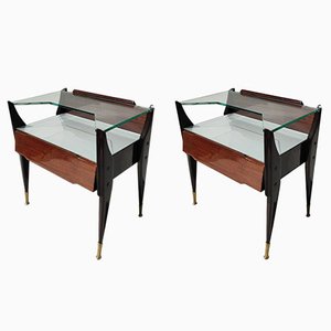 Tables de Chevet par Ico Parisi pour le Permanent Cantù, 1940s, Set de 2