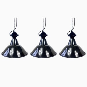 Petites Lampes d'Usine, 1950s, Set de 3