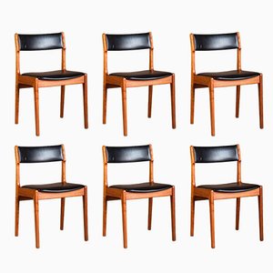 Danish Chairs, 1960s, Set of 6