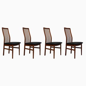 Dining Chairs in Teak by Kai Kristiansen for Sva Møbler, Set of 4