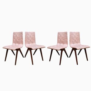 Dutch Dining Chairs by C.J. van Os Culemborg, 1950s, Set of 4