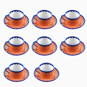 Tea Cups from Daum, 1950s, Set of 8