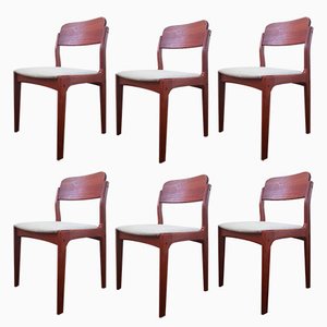 Dining Chairs by Henning Kjaernulf for Vejle, 1960s, Set of 6