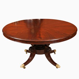 Antique William IV Loo Breakfast Dining Table, 19th Century